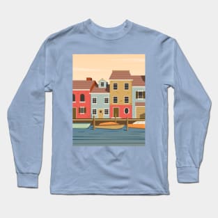 Street canal of Venice Long Sleeve T-Shirt